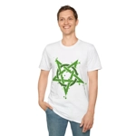 Green Inverted Spotted Pentagram T-Shirt