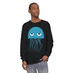 Grumpy Blue Jellyfish Long Sleeve T-Shirt Grumpy Blue Jellyfish Long Sleeve T-Shirt