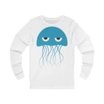 Grumpy Blue Jellyfish Long Sleeve T-Shirt Grumpy Blue Jellyfish Long Sleeve T-Shirt