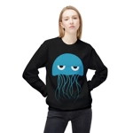 Grumpy Blue Jellyfish Sweatshirt