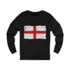 Grunge Painted England Flag Long Sleeve T-Shirt