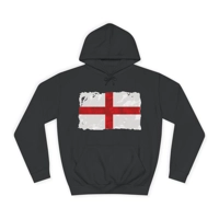 Grunge Painted England Flag Hoodie
