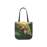 Guardian Angel And Baby Jesus Shoulder Tote Bag