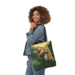Guardian Angel And Baby Jesus Shoulder Tote Bag