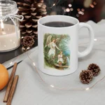 Guardian Angel And Girl Coffee Mug