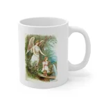 Guardian Angel And Girl Coffee Mug