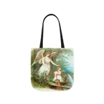 Guardian Angel And Girl Shoulder Tote Bag