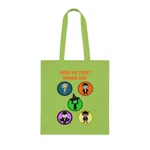 Halloween Trick Or Treat Goodie Bag Cute Monster Squad Cotton Tote Shopping Bag