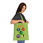 Halloween Trick Or Treat Goodie Bag Cute Monster Squad Cotton Tote Shopping Bag
