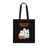 Halloween Trick Or Treat Goodie Bag Ghost Pumpkin Cotton Tote Shopping Bag
