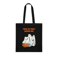 Halloween Trick Or Treat Goodie Bag Ghost Pumpkin Cotton Tote Shopping Bag
