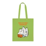 Halloween Trick Or Treat Goodie Bag Ghost Pumpkin Cotton Tote Shopping Bag