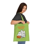Halloween Trick Or Treat Goodie Bag Ghost Pumpkin Cotton Tote Shopping Bag