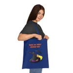Halloween Trick Or Treat Goodie Bag Witches Hat Broom Cotton Tote Shopping Bag