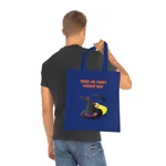 Halloween Trick Or Treat Goodie Bag Witches Hat Broom Cotton Tote Shopping Bag