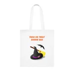 Halloween Trick Or Treat Goodie Bag Witches Hat Broom Cotton Tote Shopping Bag