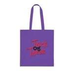 Halloween Trick Or Treat Quote Cotton Tote Shopping Bag