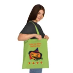 Halloween Trick Or Treat Sweetie Bag Pumpkin Spider Cotton Tote Shopping Bag