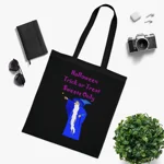 Halloween Trick Or Treat Sweets Only Wizard Cotton Tote Shopping Bag