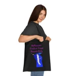 Halloween Trick Or Treat Sweets Only Wizard Cotton Tote Shopping Bag