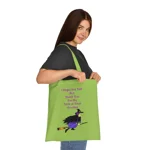 Halloween Trick or Treat Witch Autism Shy Introvert Cotton Tote Shopping Bag