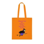 Halloween Trick or Treat Witch Autism Shy Introvert Cotton Tote Shopping Bag