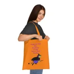 Halloween Trick or Treat Witch Autism Shy Introvert Cotton Tote Shopping Bag
