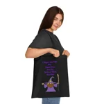 Halloween Trick or Treat Wizard Autism Shy Introvert Cotton Tote Shopping Bag