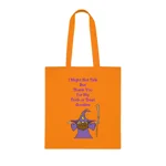 Halloween Trick or Treat Wizard Autism Shy Introvert Cotton Tote Shopping Bag