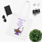Halloween Trick or Treat Wizard Autism Shy Introvert Cotton Tote Shopping Bag