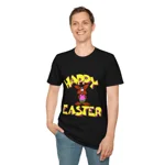 Happy Easter Funny Cool Funky Brown Bunny Cotton T-Shirt