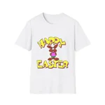 Happy Easter Funny Cool Funky Brown Bunny Cotton T-Shirt
