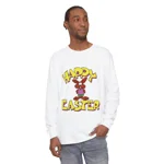 Happy Easter Funny Cool Funky Brown Bunny Long Sleeve T-Shirt