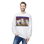 Happy Fathers Day Naughty Kittens Sweatshirt