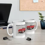 Happy Father's Day Red Convertible Sports Car Coffee Mug