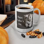 Happy Father's Day Teddy Bears Hug Coffee Mug