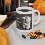 Happy Father's Day Teddy Bears Hug Coffee Mug