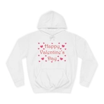 Happy Valentine's Day Quote Pink Hearts Hoodie