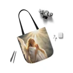 Heavenly Angel Praying Shoulder Tote Bag