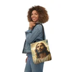 Heavenly Jesus Portrait Shoulder Tote Bag