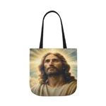 Heavenly Jesus Portrait Shoulder Tote Bag