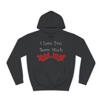 I Love You Berry Much Funny Quote Strawberries Hoodie