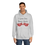 I Love You Berry Much Funny Quote Strawberries Hoodie
