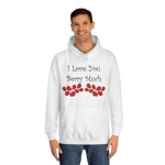 I Love You Berry Much Funny Quote Strawberries Hoodie