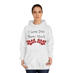 I Love You Berry Much Funny Quote Strawberries Hoodie