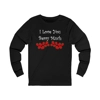 I Love You Berry Much Funny Quote Strawberries Long Sleeve T-Shirt