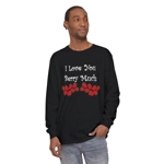 I Love You Berry Much Funny Quote Strawberries Long Sleeve T-Shirt