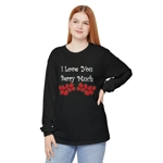 I Love You Berry Much Funny Quote Strawberries Long Sleeve T-Shirt