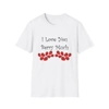 I Love You Berry Much Funny Quote Strawberries T-Shirt