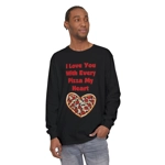 I Love You With Every Pizza My Heart Funny Quote Cotton Long Sleeve T-Shirt